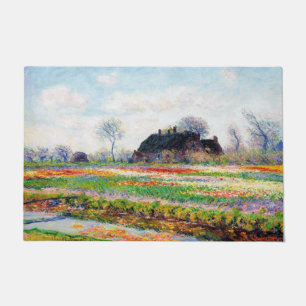 Tulip Fields in the Netherlands, Monet Doormat