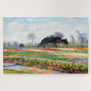 Tulip Fields in the Netherlands, Monet Jigsaw Puzzle