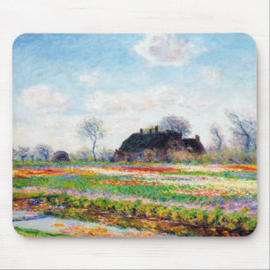 Tulip Fields in the Netherlands, Monet Mouse Mat