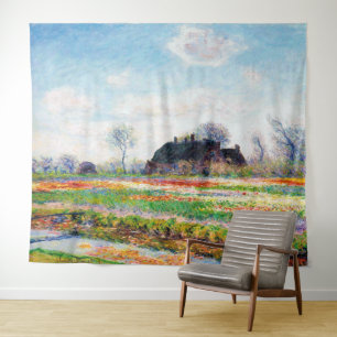 Tulip Fields in the Netherlands, Monet Tapestry