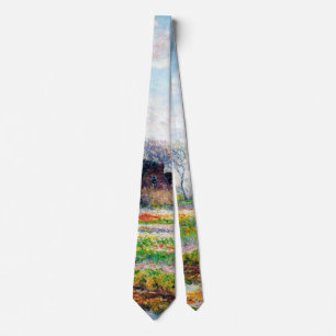 Tulip Fields in the Netherlands, Monet Tie