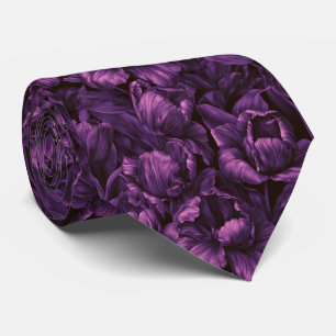 Tulip Floral Groom Classic Wedding Tie