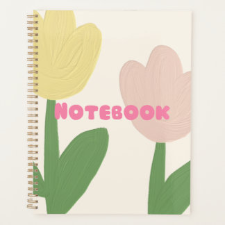 Tulip Floral Notebook -Elegant for Writing & Notes Planner