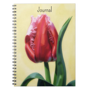 Tulip Flower Art Flower Journal Personalise