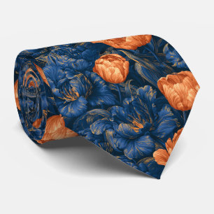 Tulip Flower Engagement Wildflower Wedding Tie