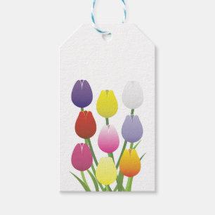 Tulip Flower Gift Tags