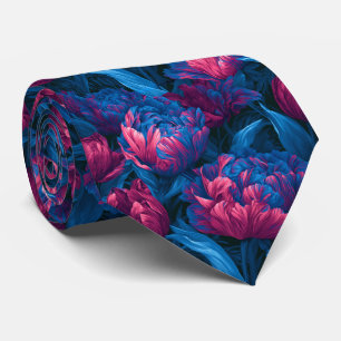 Tulip Flower Groomsmen Wedding Attire Tie