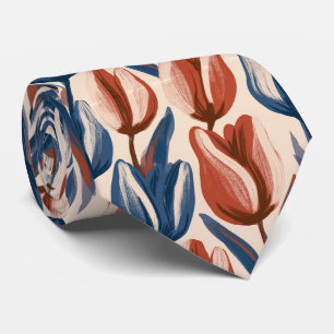 Tulip Flower Husband Wedding Attire Tie