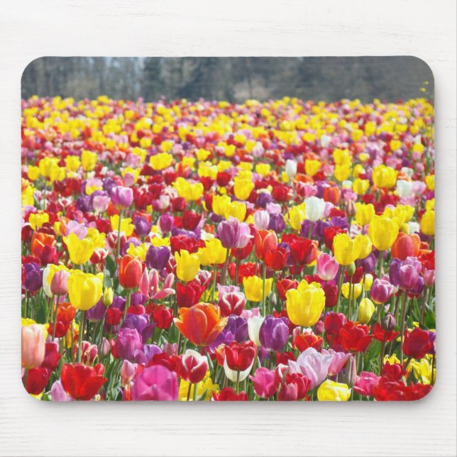 Tulip Flowers Festival mousepads Spring Tulips (Front)