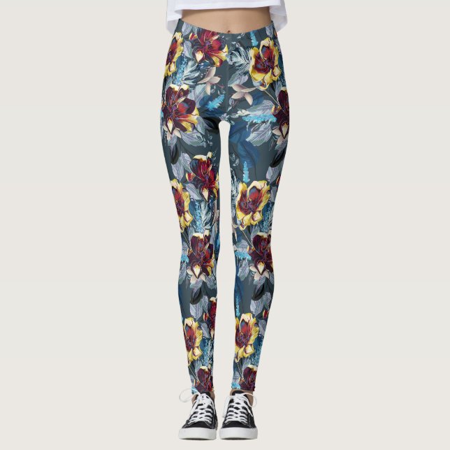 Tulip Flowers - Legging (Front)