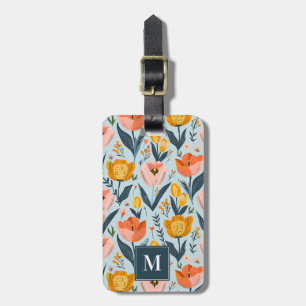 Tulip Flowers Luggage Tag