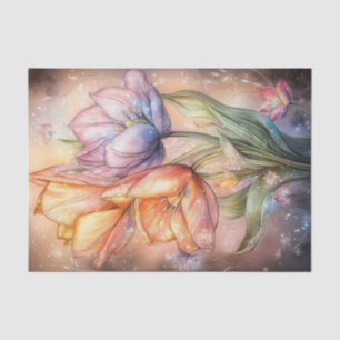 Tulip Flowers Tissue Paper