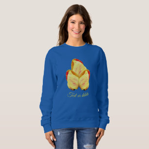 Tulip Flowers Your Text Personalised Sweatshirt
