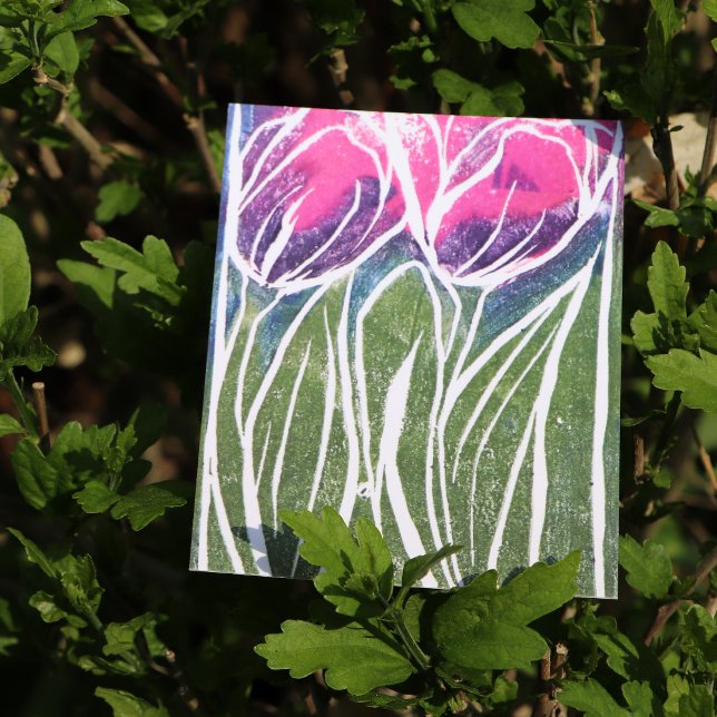 Tulip Gardening Art                                Postcard (Creator Uploaded)