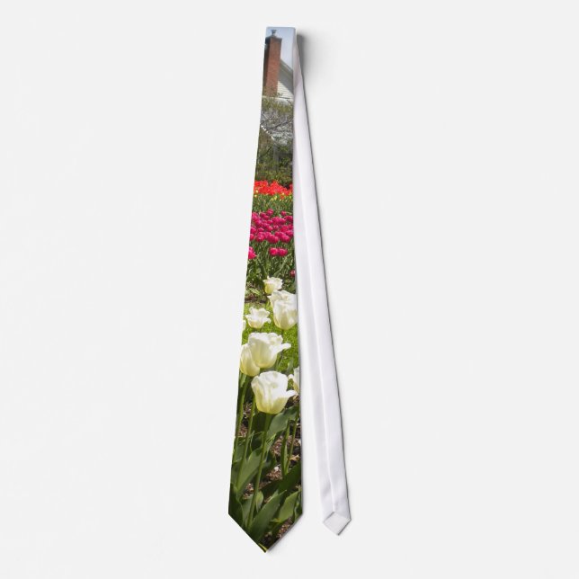 Tulip Gardens in Elizabeth Park Tie (Front)
