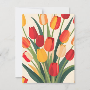 Tulip Glow-Up Postcard