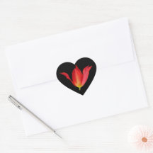 Tulip Heart Sticker
