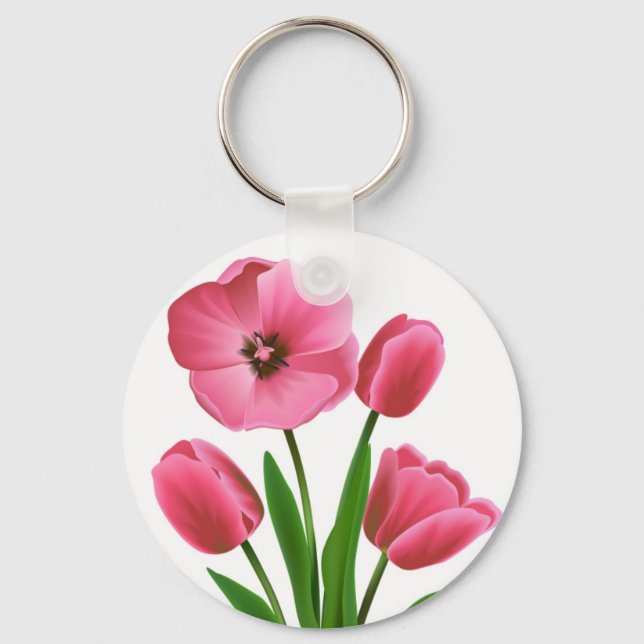Tulip Key Ring (Front)