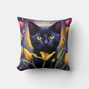 Tulip Kitty  Cushion