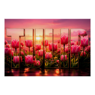 Tulip Luxury Botanical Floral Decor