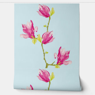 Tulip Magnolias on a  Wallpaper