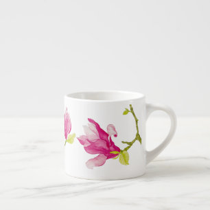 Tulip Magnolias on an Espresso Mug