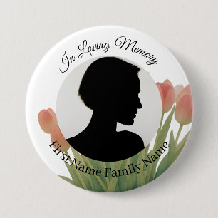 tulip memorial photo button