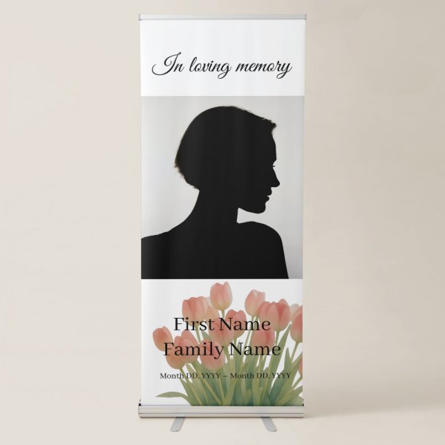 Tulip memorial  retractable banner (Front)