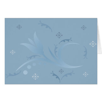 Tulip Mist in Blue Card