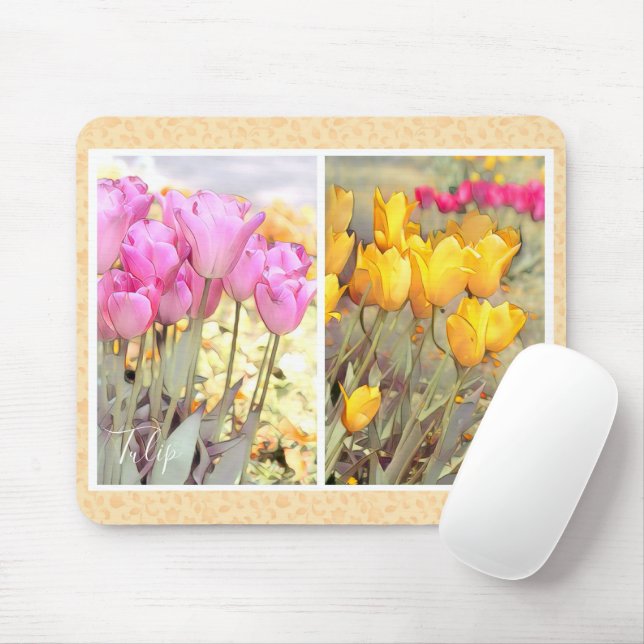 Tulip [Mouse Pad] Mouse Mat (With Mouse)
