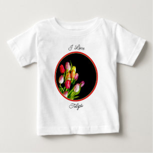 Tulip Painting - Original Flower Art Baby T-Shirt
