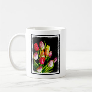 Tulip Painting - Original Flower Art Coffee Mug