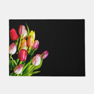 Tulip Painting - Original Flower Art Doormat