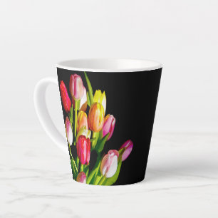 Tulip Painting - Original Flower Art Latte Mug