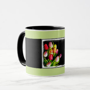 Tulip Painting - Original Flower Art Mug