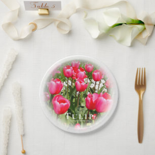 Tulip Paper Plate