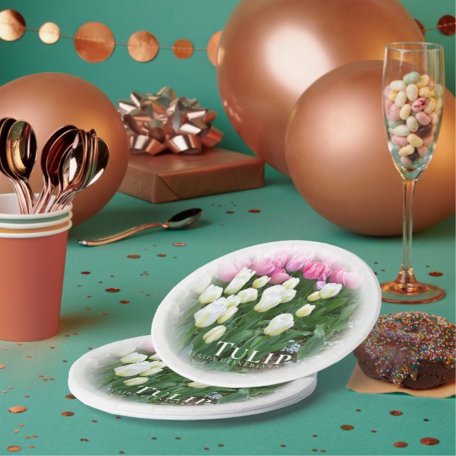 Tulip Paper Plate (Multi)