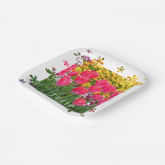 Tulip Paper Plate (Angled)