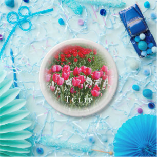 Tulip Paper Plate