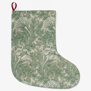 Tulip Pattern (by William Morris) Large Christmas Stocking