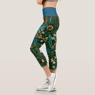 TULIP PATTERN CAPRI LEGGINGS