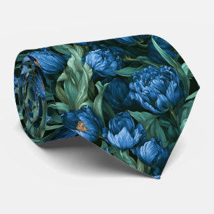 Tulip Pattern Groom Vineyard Wedding Tie