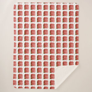 Tulip Pattern Sherpa Blanket