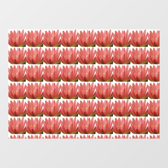 Tulip Pattern Window Cling (Sheet)