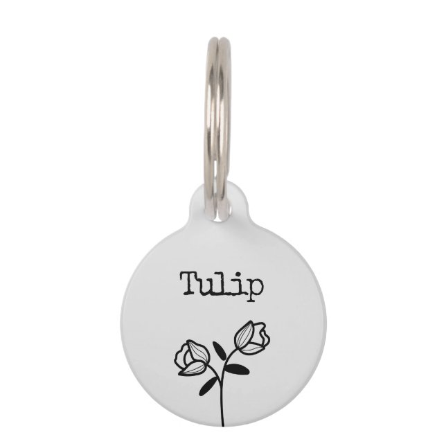 Tulip Pet Tag (Front)