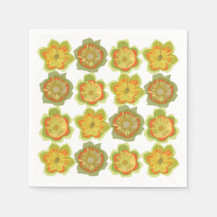 Tulip Poplar Flower Floral Party Napkin