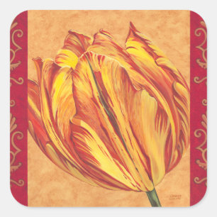 Tulip Power I Square Sticker