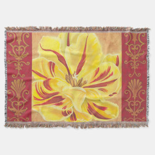 Tulip Power II Throw Blanket