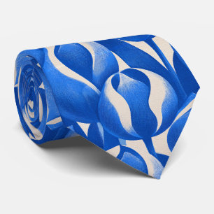 Tulip Print Brother Reception Wedding Tie