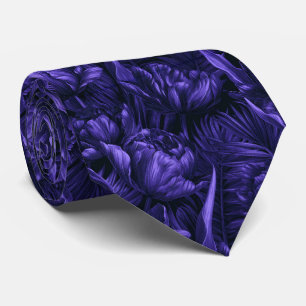 Tulip Print Husband Unique Wedding Tie